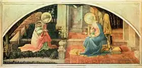 Lippi, Fra Filippo: The Annunciation, c.1450-3