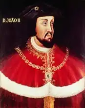 Portugeese school (15th century): Portrait of John II of Portugal (1455-95)