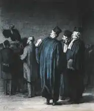 Daumier, Honore: The Lawyers, 1870-75