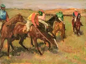 Degas, Edgar: Before the Races