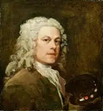 Hogarth, William: Self Portrait, c.1735-40