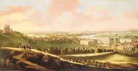 English school (17th century): London from Greenwich Hill