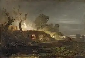Turner, William: A Lime Kiln at Coalbrookdale