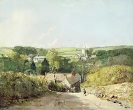 Constable, John: A View of Osmington Village with the Church and Vicarage
