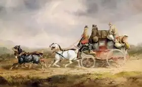 Henderson, Charles Cooper: Mail Coaches on the Road: The Louth-London Royal Mail Progressing at Speed