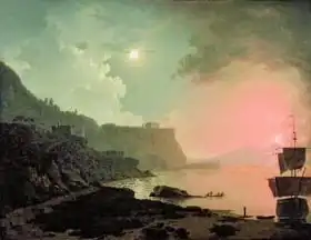 Wright, Joseph: Vesuvius from Posillipo