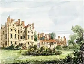 Papendiek, George Ernest: North Front, Old Palace, from the Queen
