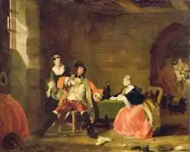 Newton, Gilbert Stuart: Captain Macheath Upbraided by Polly and Lucy in the 