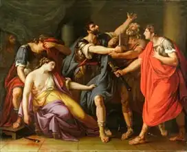 Hamilton, Gavin: The Death of Lucretia, 1763-67