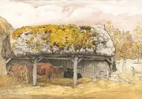 Palmer, Samuel: A Cow Lodge with a Mossy Roof
