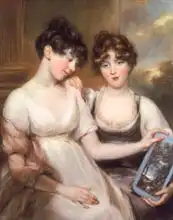 Russell, John: Portrait of Anne and Maria Russell