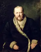 Perov, Vasili Grigorevich: Portrait of Aleksandr Ostrovsky (1823-86) 1871